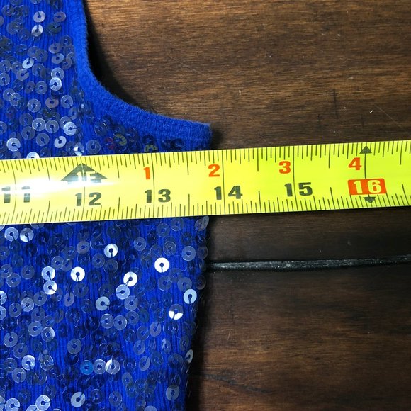 Express sequin tank top size medium - Picture 8 of 11